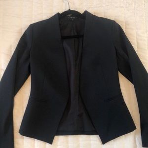 Theory Lanai Blazer Navy Blue Size 6